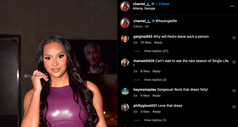 Chantel's Instagram Post
